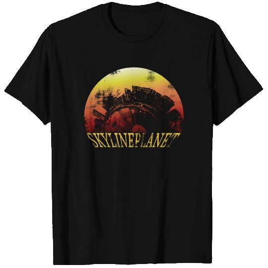 skyline planet T-shirt