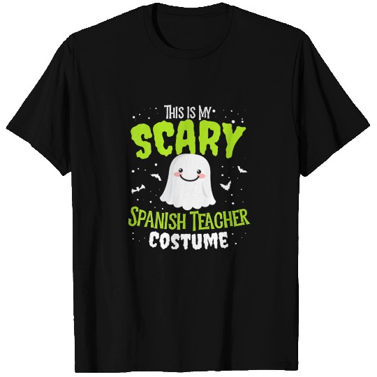 Funny Spanish Teacher Halloween Nothing Scares Eas T-shirt