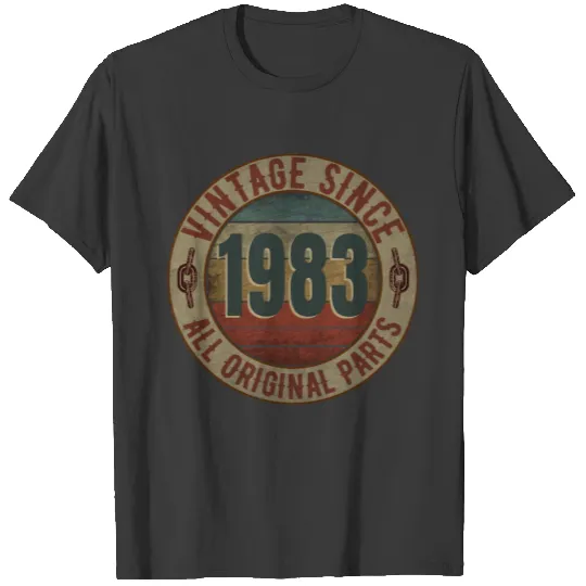 VINTAGE SINCE 1983 ALL ORIGINAL PARTS. PLUS SIZE T-shirt