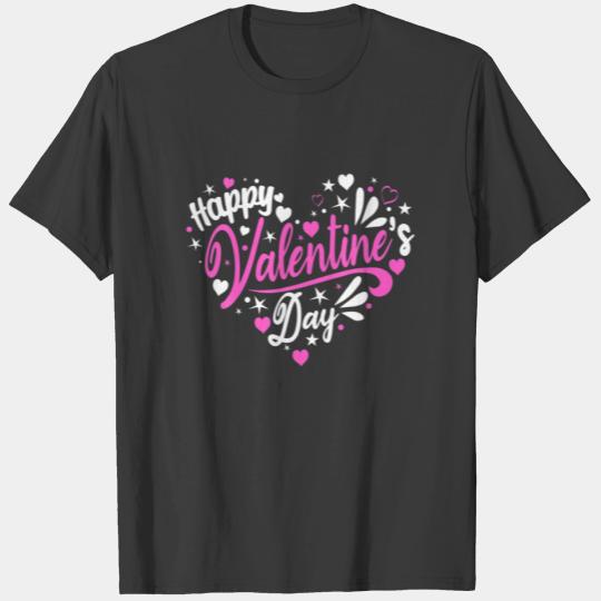 Happy Funny Valentine's Day Heart For Women Men Co T-shirt