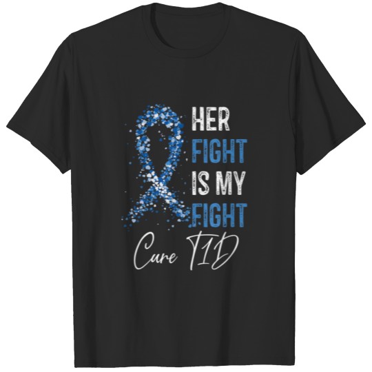 Discover Her fight is my fight Cure T1D Support diabetes Wa T-shirt