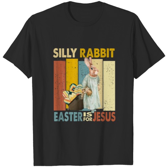 Discover Silly Rabbit Easter Is For Jesus Retro Mens Wo T-shirt