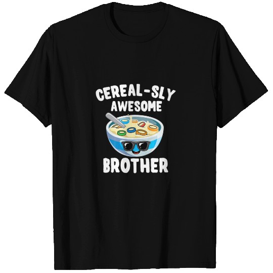 Kids Cute Matching Big Bro Older Brother Cereal Lo T-shirt