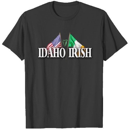 Discover IDAHO IRISH USA & IRELAND T-shirt
