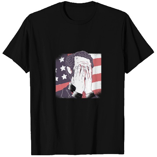 COOL ABRAHAM LINCOLN FACEPALM T-shirt