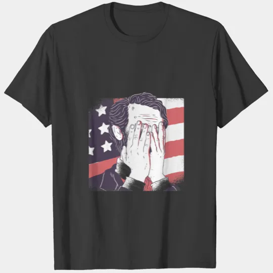 COOL ABRAHAM LINCOLN FACEPALM T-shirt