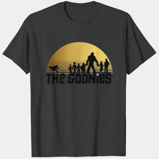 The Goonies Sunset Silhouette Graphic T-shirt