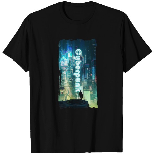 cyberpunk scene T-shirt