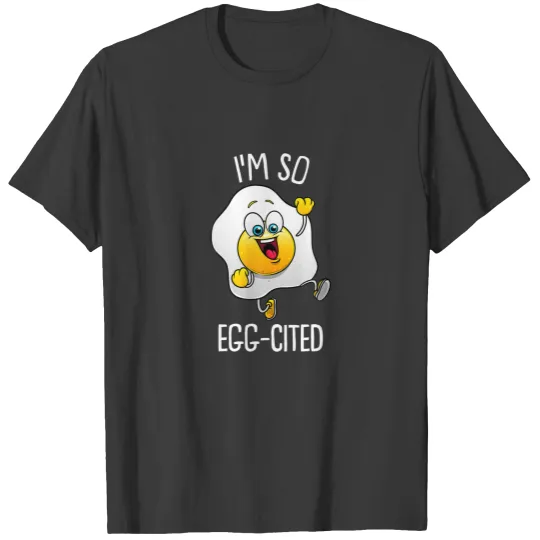 Funny Egg Gift Kids Men Women Cool Fried Egg Lover T-shirt