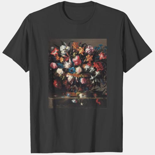 Juan De Arellano - Small Basket Of Flowers Plus Size T-shirt