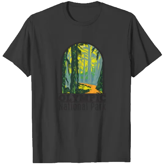 Olympic National Park Washington Hoh Rainforest T-shirt