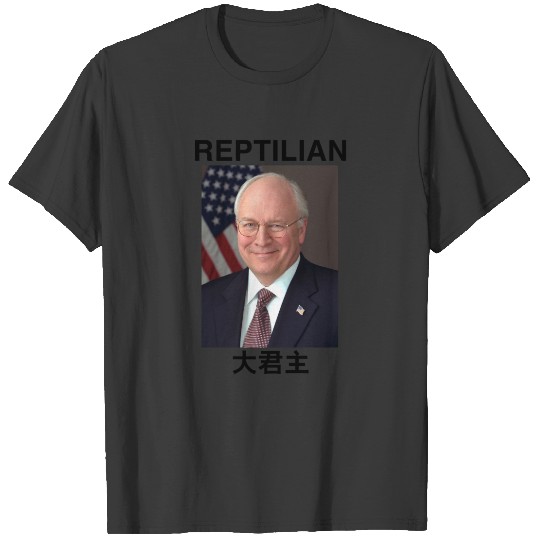 Discover Reptilian Dick Cheney Overlord T-shirt