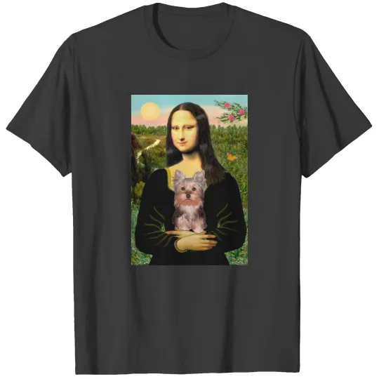 Yorkshire Terrier Puppy - Mona Lisa T-shirt