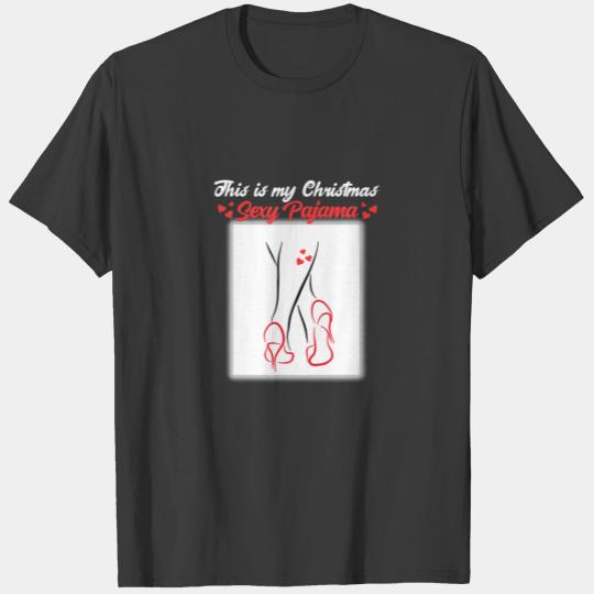 This Is My Christmas Sexy Pajama Tattooed Girl Hig T-shirt