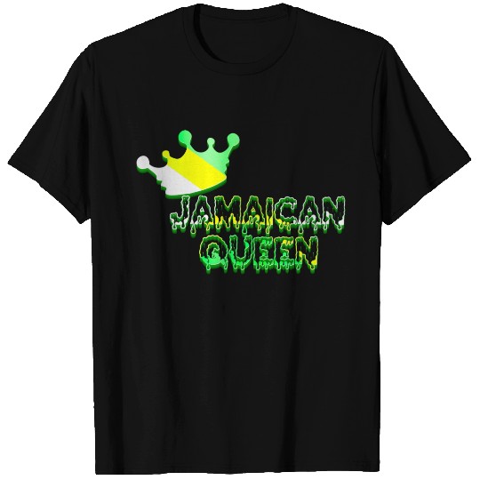 Green Yellow Silver Jamaican Queen T-shirt