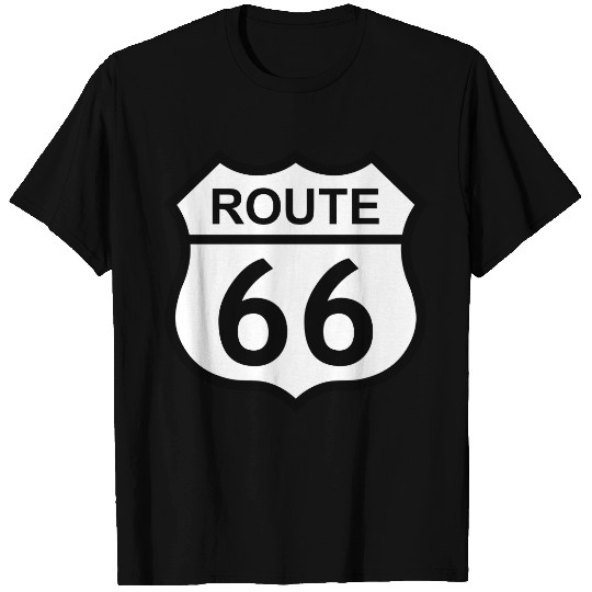 Custom Route 66 Sign Template Polo T-shirt