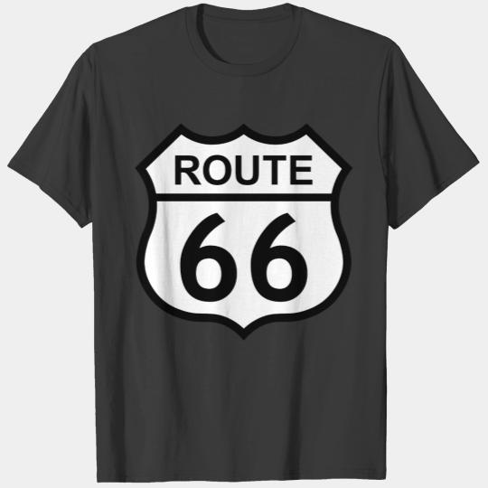 Custom Route 66 Sign Template Polo T-shirt