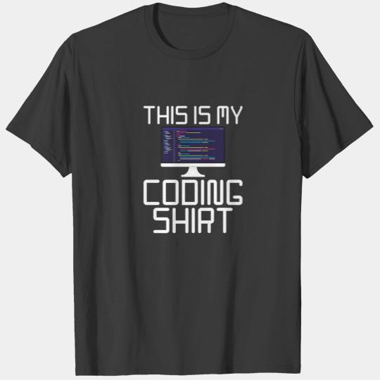 This Is My Coding Computer Developer Software T-shirt