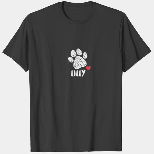 Lilly My Dog Lilly I Love My Dog Lilly Puppy Love T-shirt