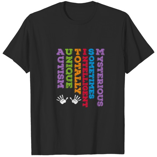 Autism Awareness Gift For Dad Mom Therapist Word C T-shirt