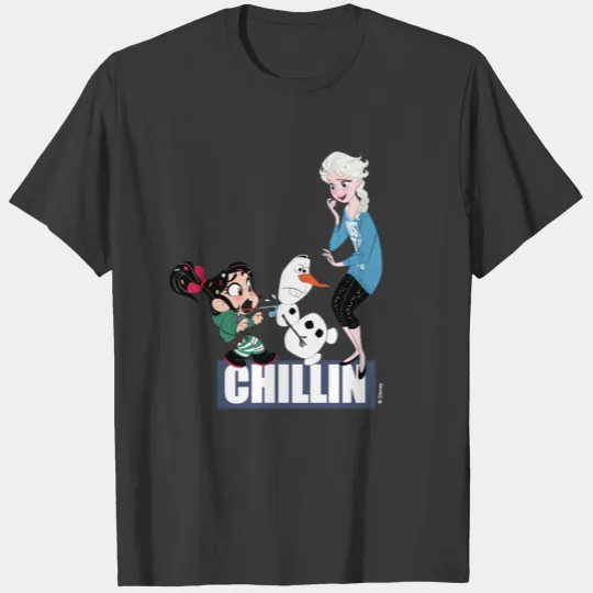 Ralph Breaks the Internet | Elsa & Olaf - Chillin T-shirt