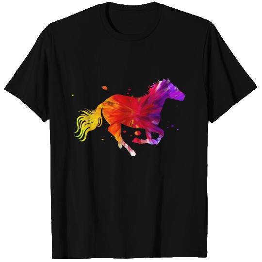 Colorful Horse Sleeveless T-shirt