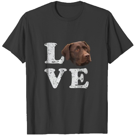 I Love My Chocolate Lab Labrador Retriever Lover T-shirt