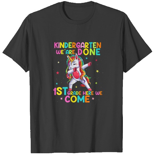Kindergarten Graduation Magical Dabbing Unicorn Gi T-shirt