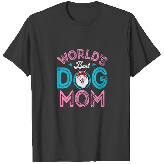World's Best American Eskimo Dog Mom Funny Mother' T-shirt
