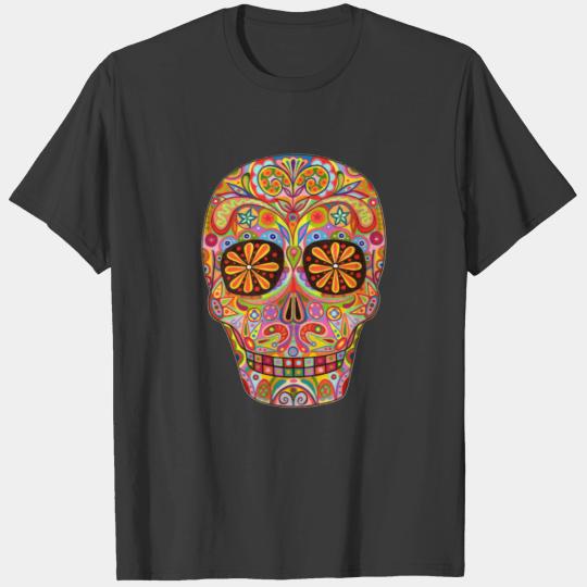 Day of the Dead  - Skull on Back T-shirt