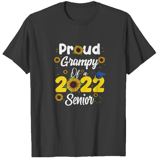 Proud Grampy Of Senior Class Of 2022 Graduation Me T-shirt