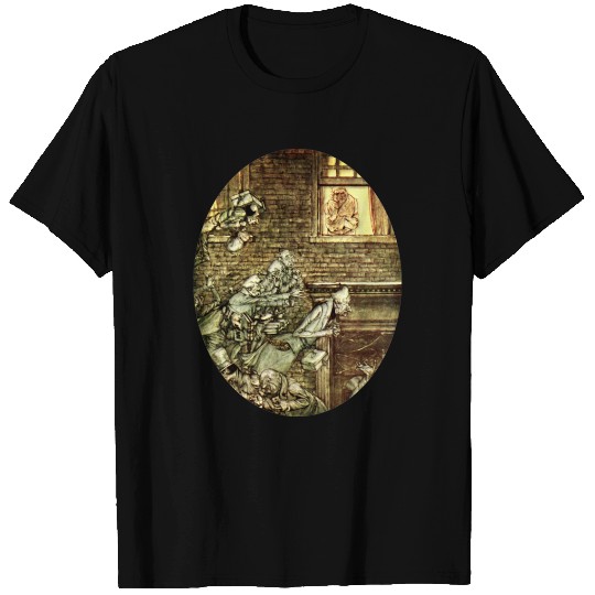 Arthur Rackham - A Christmas Carol - Ghosts T-shirt