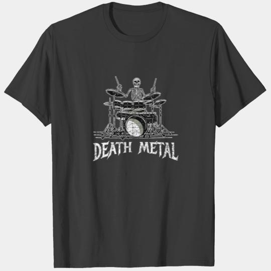 Death Metal Music Cool Drum-Mer Rock Band Musician T-shirt