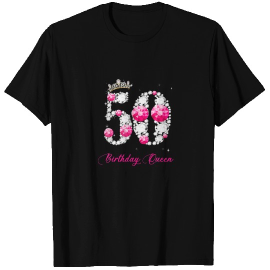 50 Year Old Its My 50Th Birthday Queen Diamond Hee T-shirt