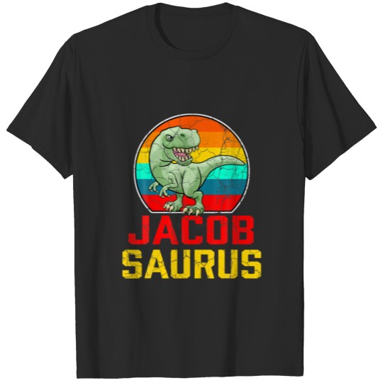 Discover Jacob Saurus Family Reunion Last Name Team Funny C T-shirt