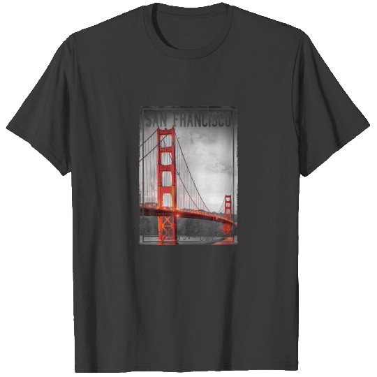 Vintage San Fransico Golden Gate Bridge  Women T-shirt