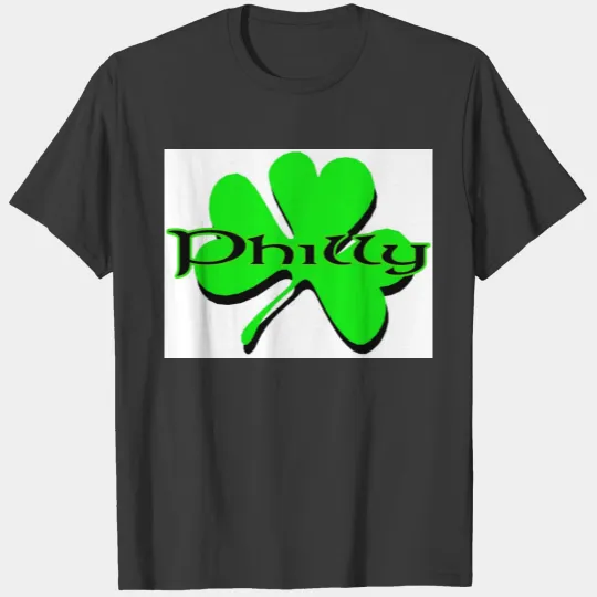 Woman's Fitted 3/4 Sleeve Philly Shamrock Raglan T-shirt