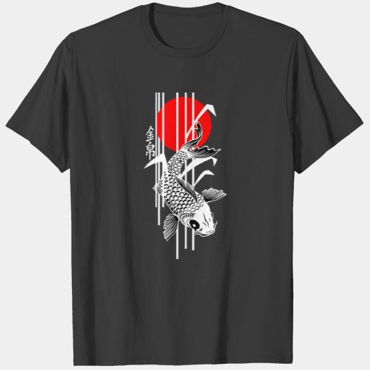 Bamboo Design - Nishikigoi - Koi Fish 4 T-shirt