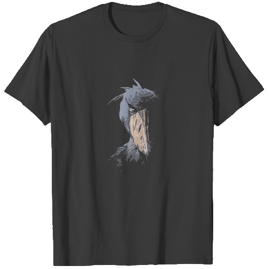 Shoebill African Bird Aztec Mayan Bird Lover Cool T-shirt