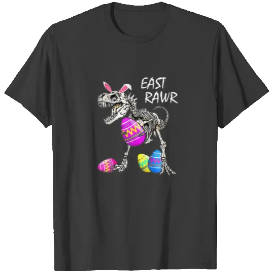 Funny Eastrawr T Rex Dinosaur Easter Day Boy T-shirt