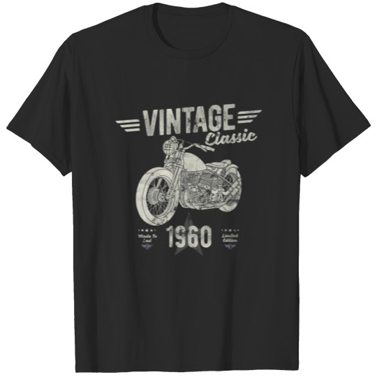 Discover Vintage, Born 1960, 61St Birthday, Classic Retro M T-shirt