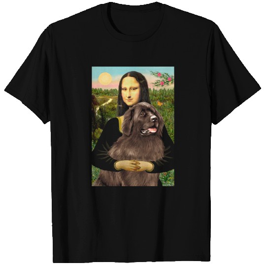 Newfie (brown) - Mona Lisa T-shirt