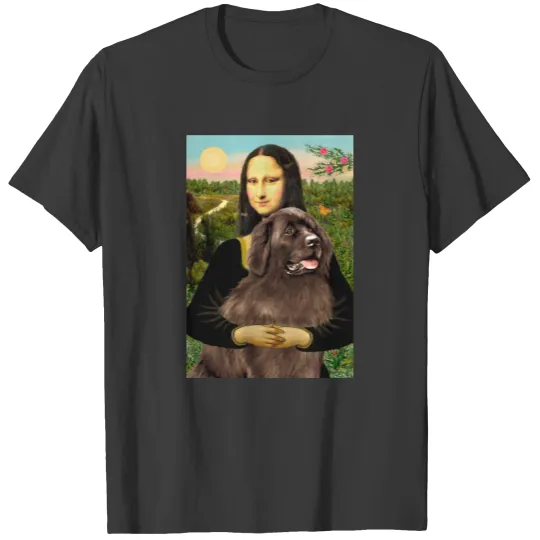 Newfie (brown) - Mona Lisa T-shirt