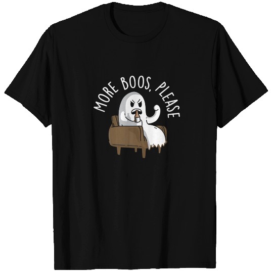 More Boos Please Beer Lover Ghost Hunting Hallowee T-shirt