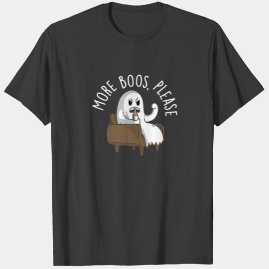 More Boos Please Beer Lover Ghost Hunting Hallowee T-shirt