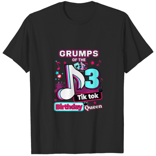 Discover 3Rd Musical Birthday Of GRUMPS Queen T-shirt