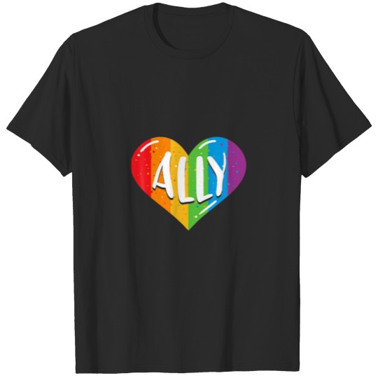 Discover LGBTQ Ally For Gay Pride Men Women T-shirt