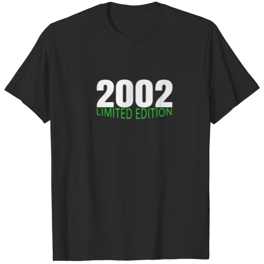 Discover 20Th Birthday 20 Years 2002 Man Woman Ladies Men Q T-shirt