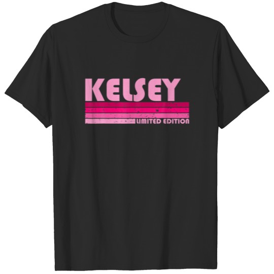 KELSEY Name Personalized Retro Vintage 80S 90S Bir T-shirt