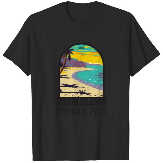 Discover Virgin Islands National Park Trunk Bay Beach T-Shi T-shirt
